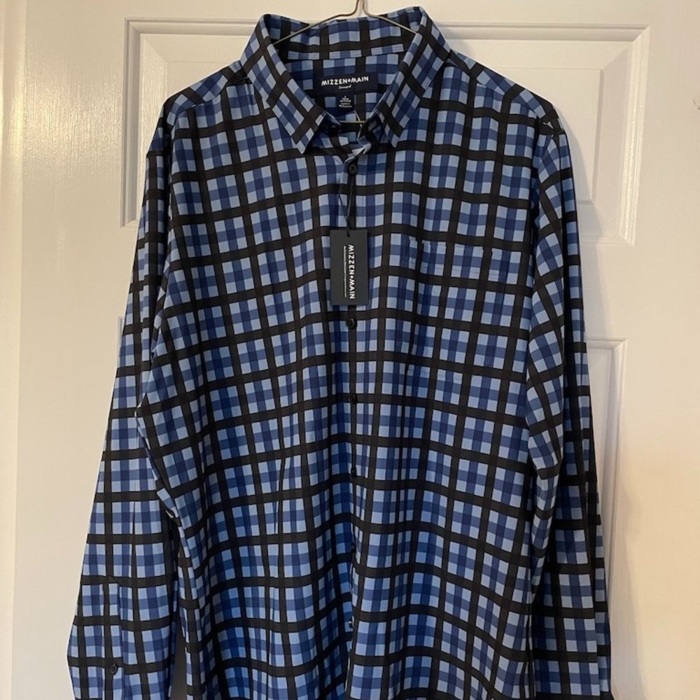 Mizzen+Main Leeward No-Tuck Dress Shirt - Size Large